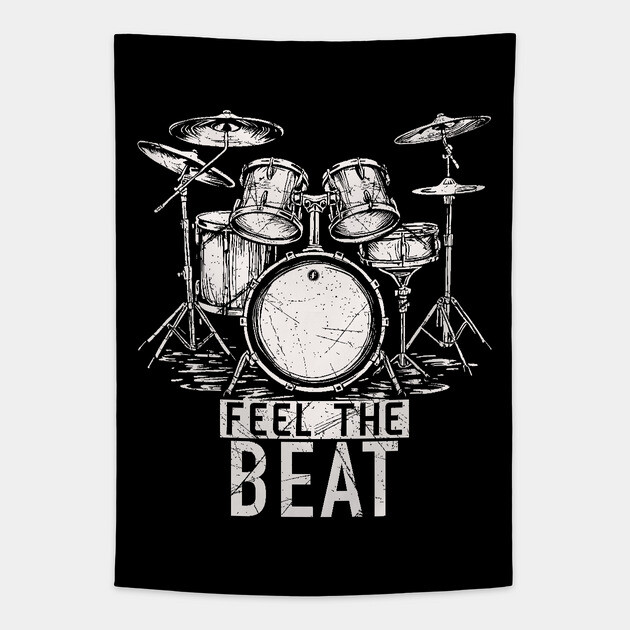 Feel the Beat. Acoustic Grunge Tapestry by filiposwear