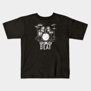 Feel the Beat. Acoustic Grunge Kids T-Shirt