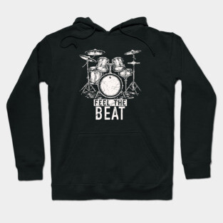 Feel the Beat. Acoustic Grunge Hoodie