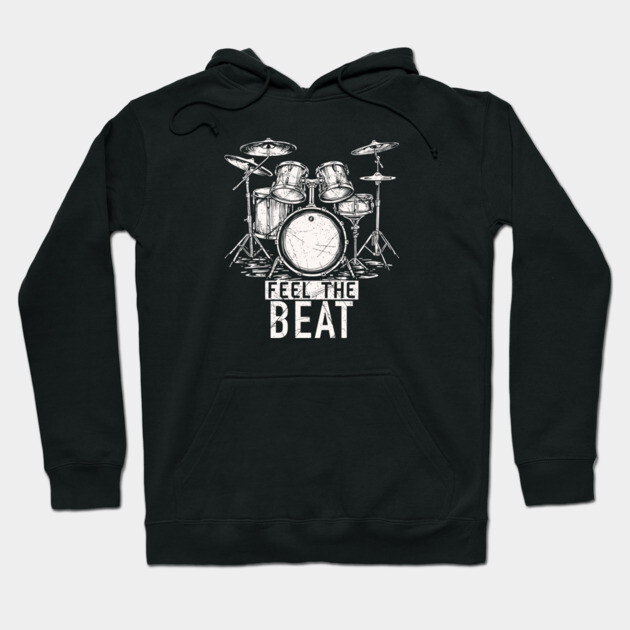 Feel the Beat. Acoustic Grunge Hoodie by filiposwear