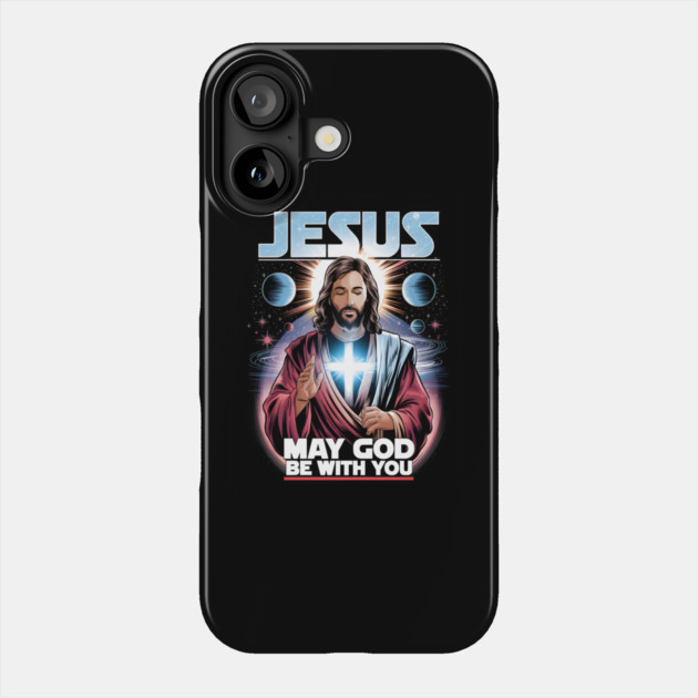 Jesus May the Lord Be With You Phone Case by animegirlnft