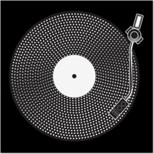 Turntable Dot Vinyl Record Posters and Art