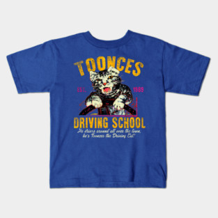 Toonces Driving School Est 1989 Kids T-Shirt