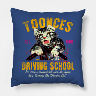 Toonces Driving School Est 1989 Pillow
