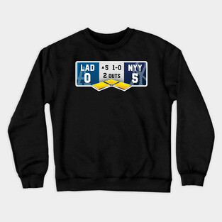 Dodgers Yankees 5th Inning World Series Crewneck Sweatshirt