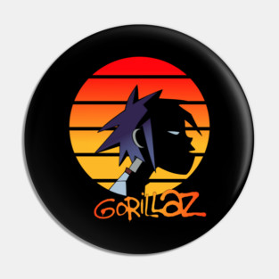 2-D Gorillaz Pin