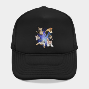 Galaxy Space Cats – Funny Floating Cosmic Cats Hat