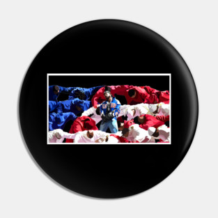 Kendrick Lamar Half TIme Super Bowl Vexel Art Pin
