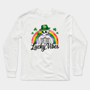 Lucky Vibes: Celebrate St. Patrick’s Day in Style Long Sleeve T-Shirt