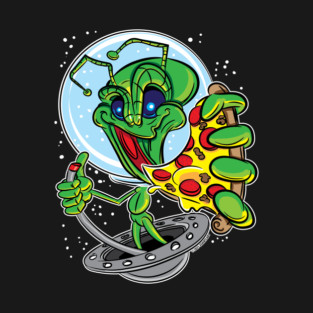 Alien Pizza T-Shirt