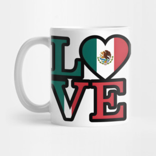 Mexican Flag Love Mug