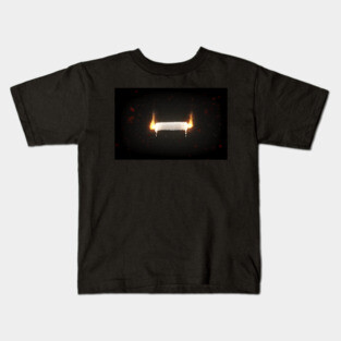 Burning A Candle At Both Ends Kids T-Shirt