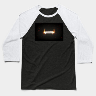 Burning A Candle At Both Ends Baseball T-Shirt
