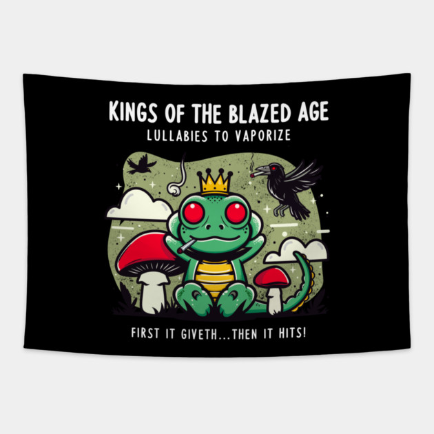 KINGS OF THE BLAZED AGE Tapestry by Fabrik