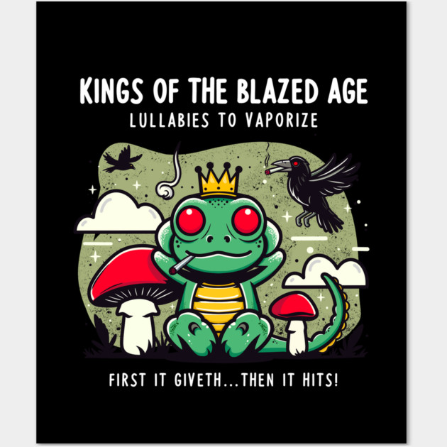 KINGS OF THE BLAZED AGE Wall Art by Fabrik