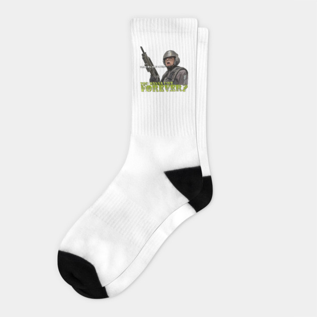 Starship Troopers: Rasczak's Roughnecks Socks by 51Deesigns