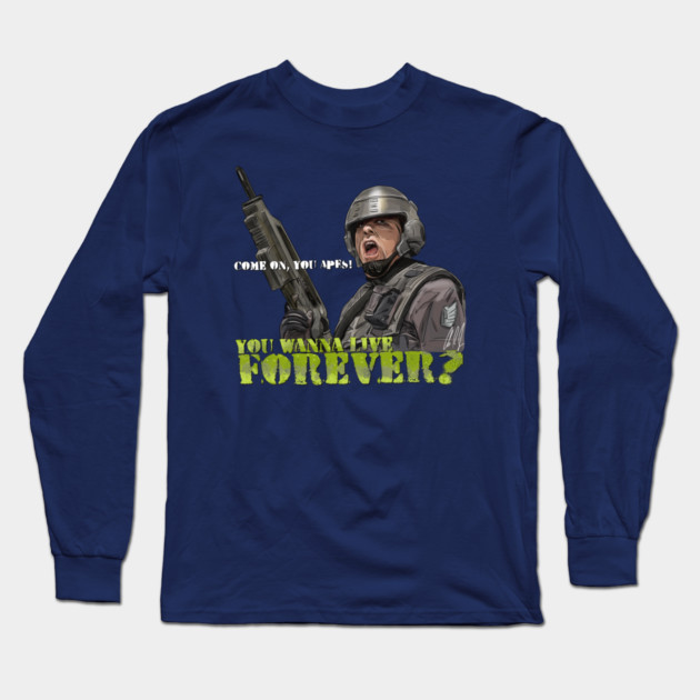 Starship Troopers: Rasczak's Roughnecks Long Sleeve T-Shirt by 51Deesigns