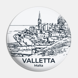 Valletta - Malta Pin