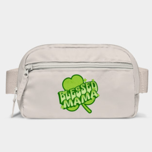 Blessed Mama Christian Clover Design Bag
