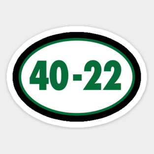 Philadelphia Eagles 40-22 Super Bowl 59 Sticker