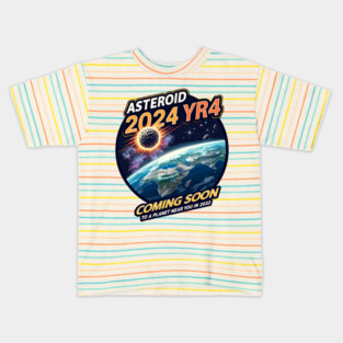 Asteroid 2024 YR4 Kids T-Shirt
