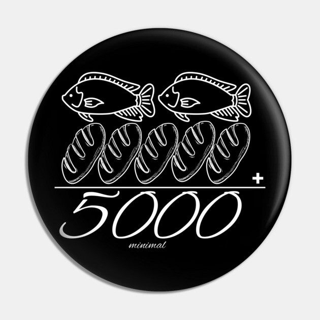 Two Fish and Five Loaves – Miracle Pin by Rox