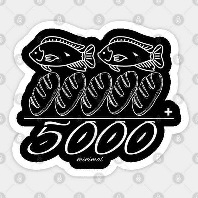 Two Fish and Five Loaves – Miracle Sticker by Rox