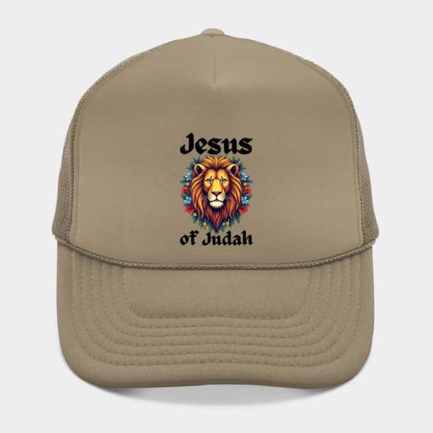 Jesus Lion of Judah: Floral Lion Design by Rox