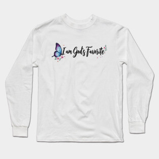 I Am God's Favorite – Inspirational Faith Long Sleeve T-Shirt