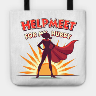 Helpmeet for My Hubby – Christian Superwoman Tote