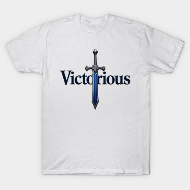 Victory – Christian Sword Design T-Shirt by Rox