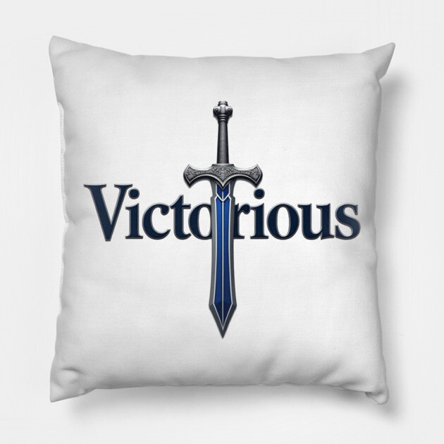Victory – Christian Sword Design Pillow by Rox