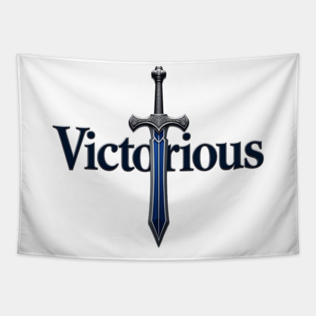 Victory – Christian Sword Design Tapestry by Rox