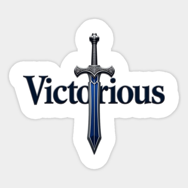 Victory – Christian Sword Design Magnet by Rox