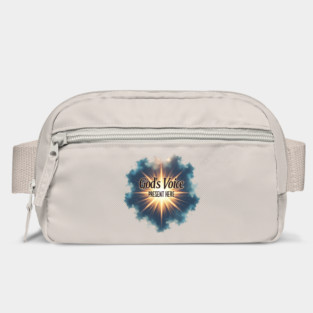 God's Voice Lightning and Clouds -Faith & Divine Presence Bag