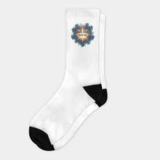 God's Voice Lightning and Clouds -Faith & Divine Presence Socks