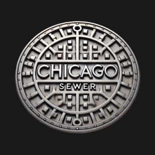Chicago Sewer Manhole Cover T-Shirt