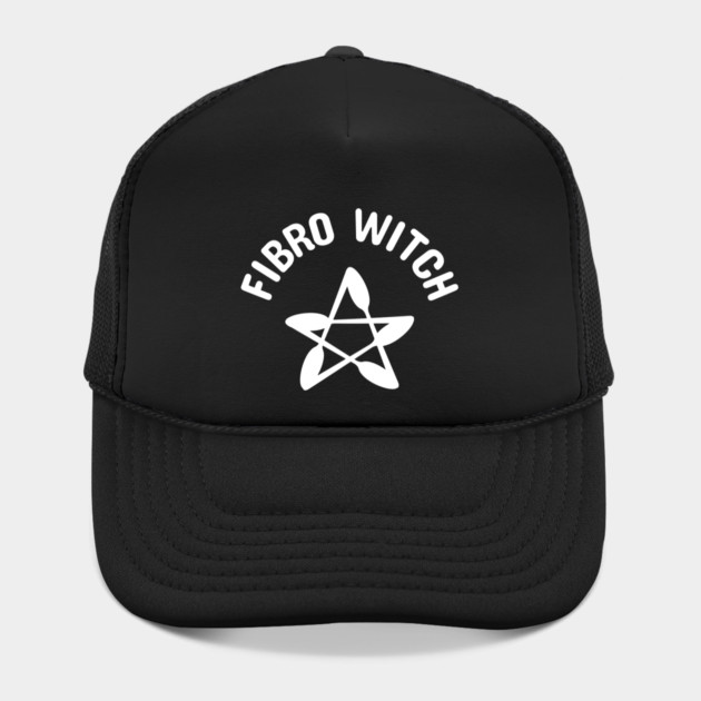 Fibro Witch with Spoonie Pentagram Fibromyalgia Awareness Cheeky Witch® by Cheeky Witch