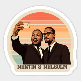 Martin and Malcolm Selfie Magnet