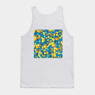 Big Rainbow Polka Dots 8 Tank Top