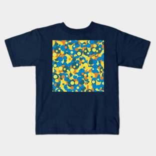 Big Rainbow Polka Dots 8 Kids T-Shirt
