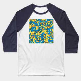 Big Rainbow Polka Dots 8 Baseball T-Shirt