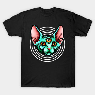 Three eyed Sphinx Cat T-Shirt
