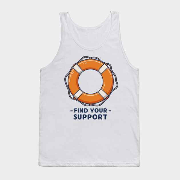 Find Your Support Tank Top by enrynz