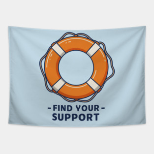 Find Your Support Tapestry