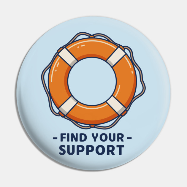 Find Your Support Pin by enrynz