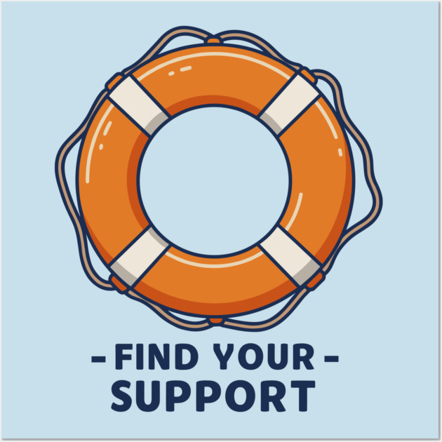 Find Your Support Wall Art by enrynz
