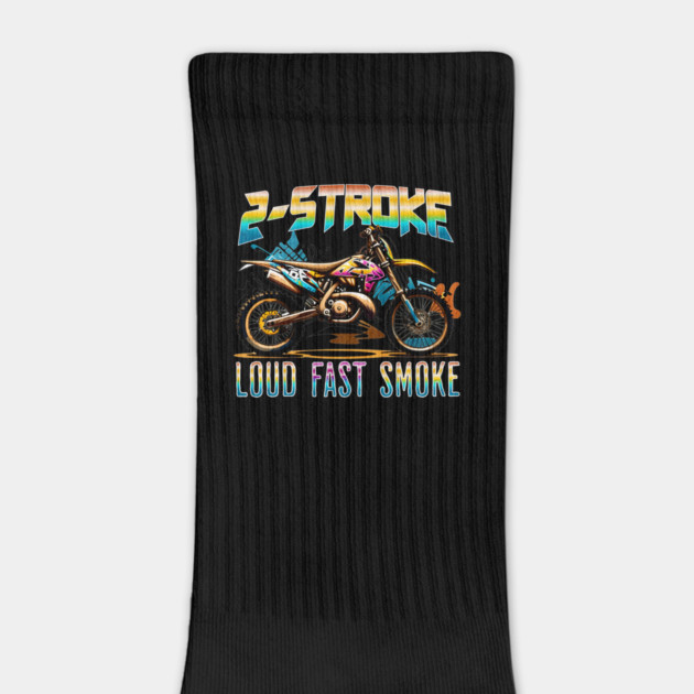 2-Stroke Dirt Bike – Loud, Fast, Smoke by Mara Bun