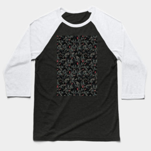Wolf Pack Pattern Baseball T-Shirt
