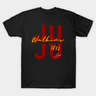 Juju-Watkins #12 name sign-women basketball KBJUW010 T-Shirt